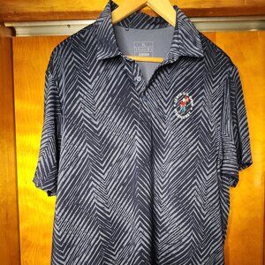 2024 U.S. Open Pinehurst Adidas The Players Ultimate365 Allover Print Golf Polo
